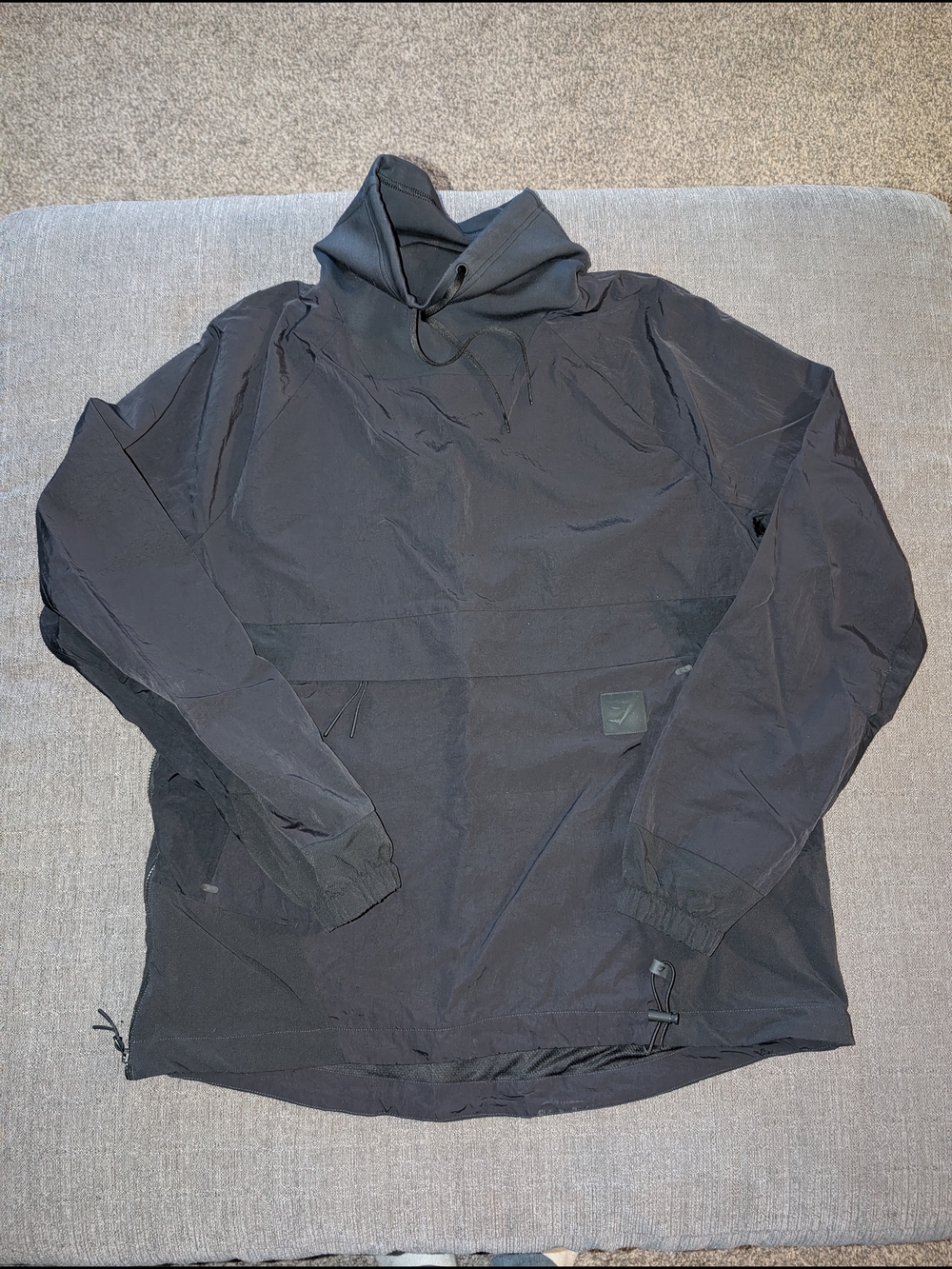 Gymshark Black Windbreaker